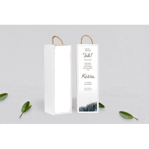 Prośba o Świadkowanie - SNW Akryl biała Forest - Motyw 4