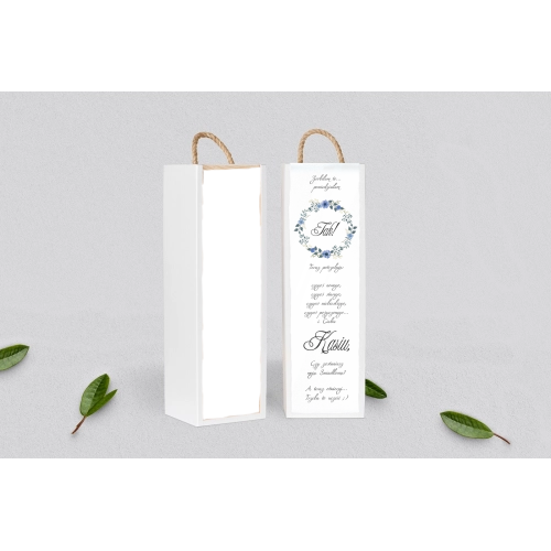 Prośba o Świadkowanie - SNW Akryl biała Akwarelowe Wianki Motyw 1