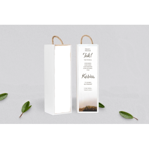 Prośba o Świadkowanie - SNW Akryl biała Forest - Motyw 3