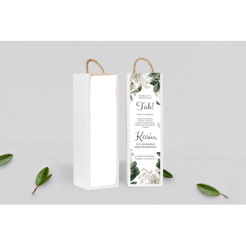 Prośba o Świadkowanie - SNW Akryl biała Soft Motyw 1