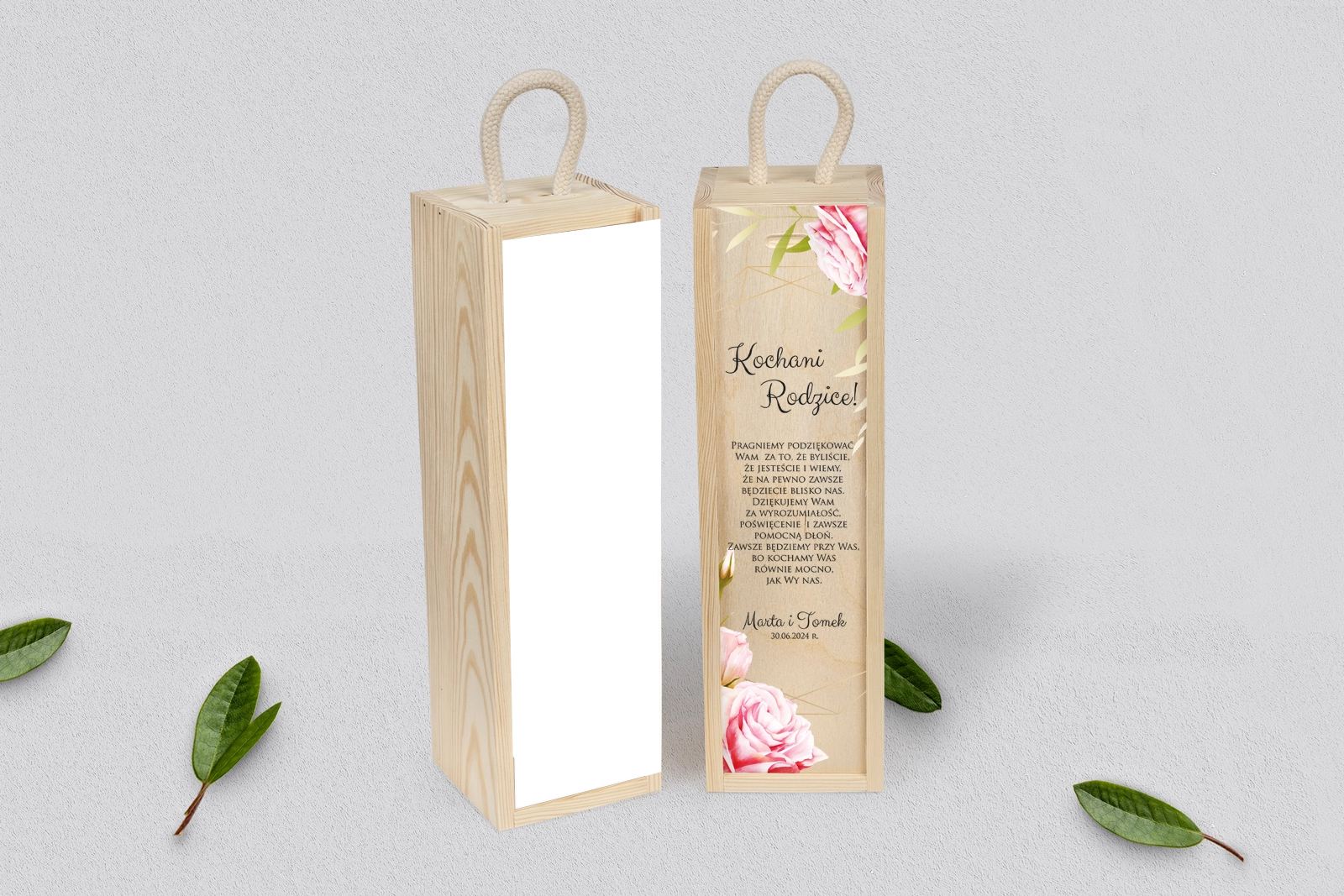 Skrzynka dla Rodziców - SNW Naturalna Flowers & Frame Motyw 5