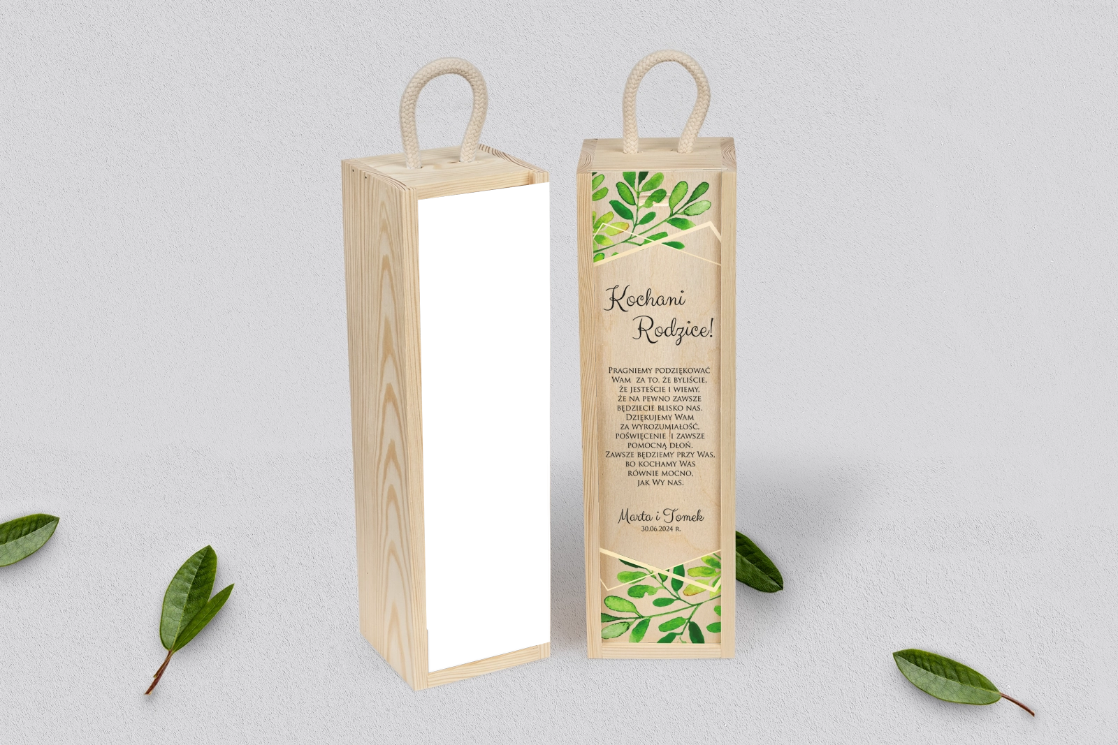 Skrzynka dla Rodziców - SNW Naturalna Flowers & Frame Motyw 3