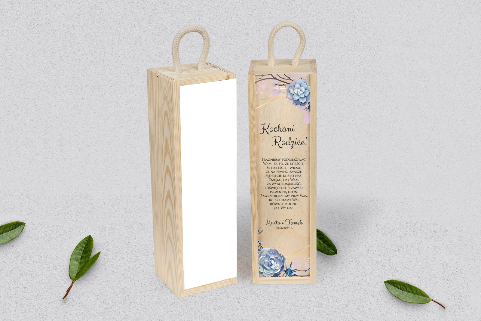 Skrzynka dla Rodziców - SNW Naturalna Flowers & Frame Motyw 6