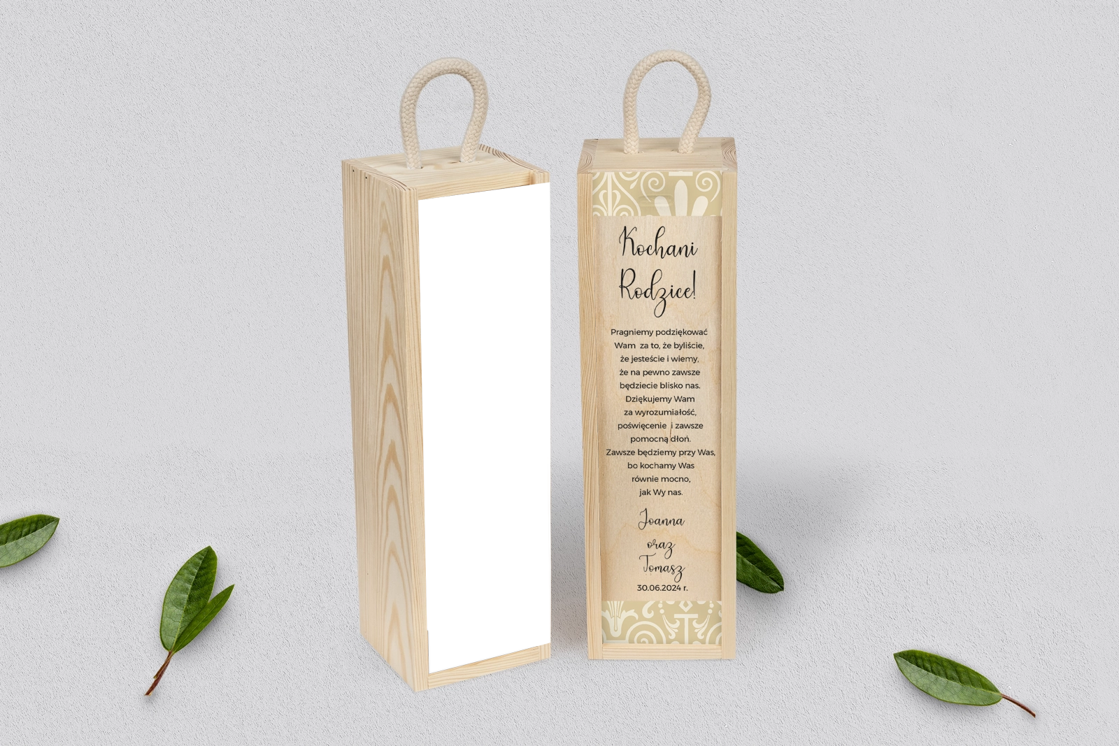 Skrzynka dla Rodziców - SNW Naturalna Rustic Summer Motyw 1