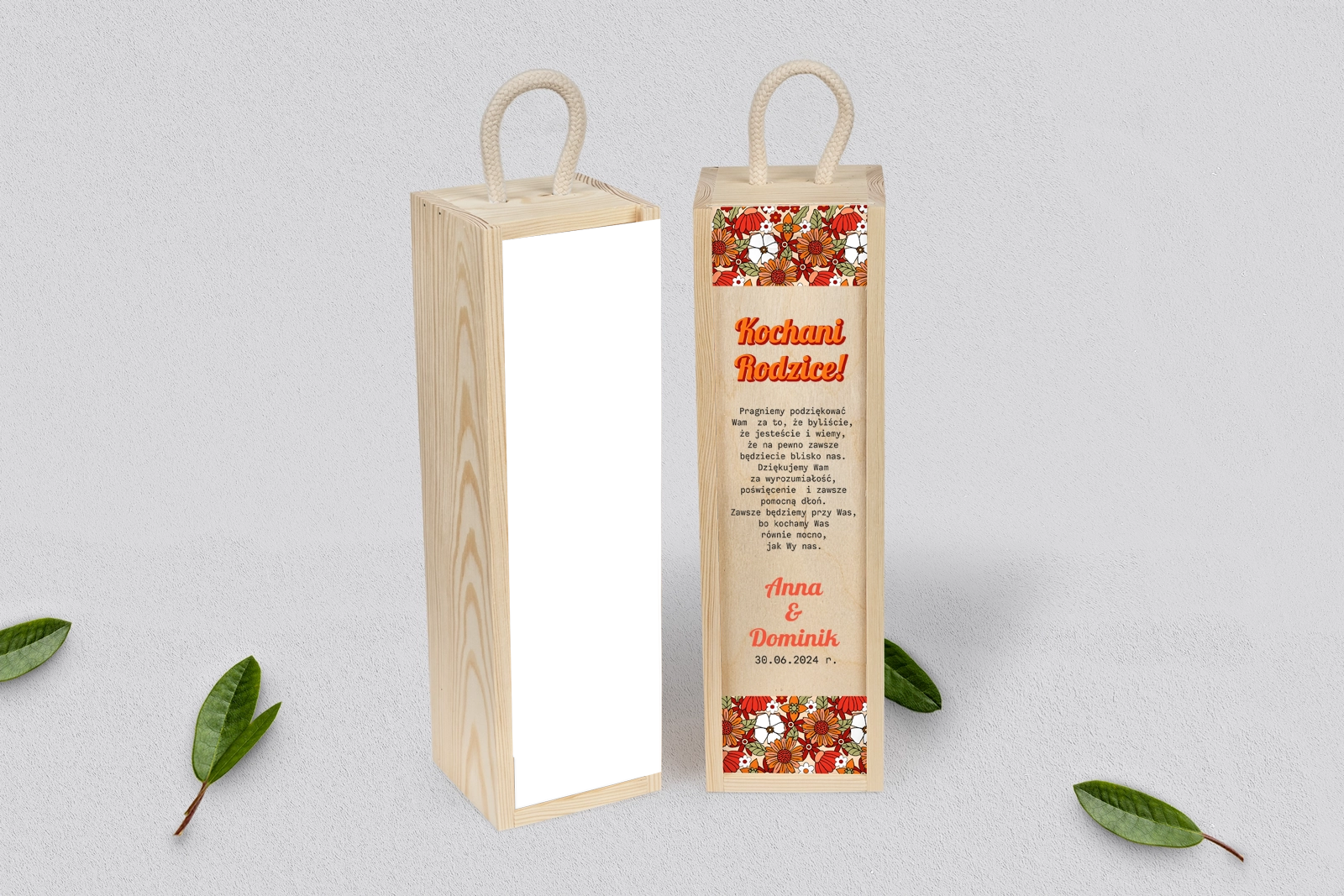 Skrzynka dla Rodziców - SNW Naturalna Retro Style Motyw 3