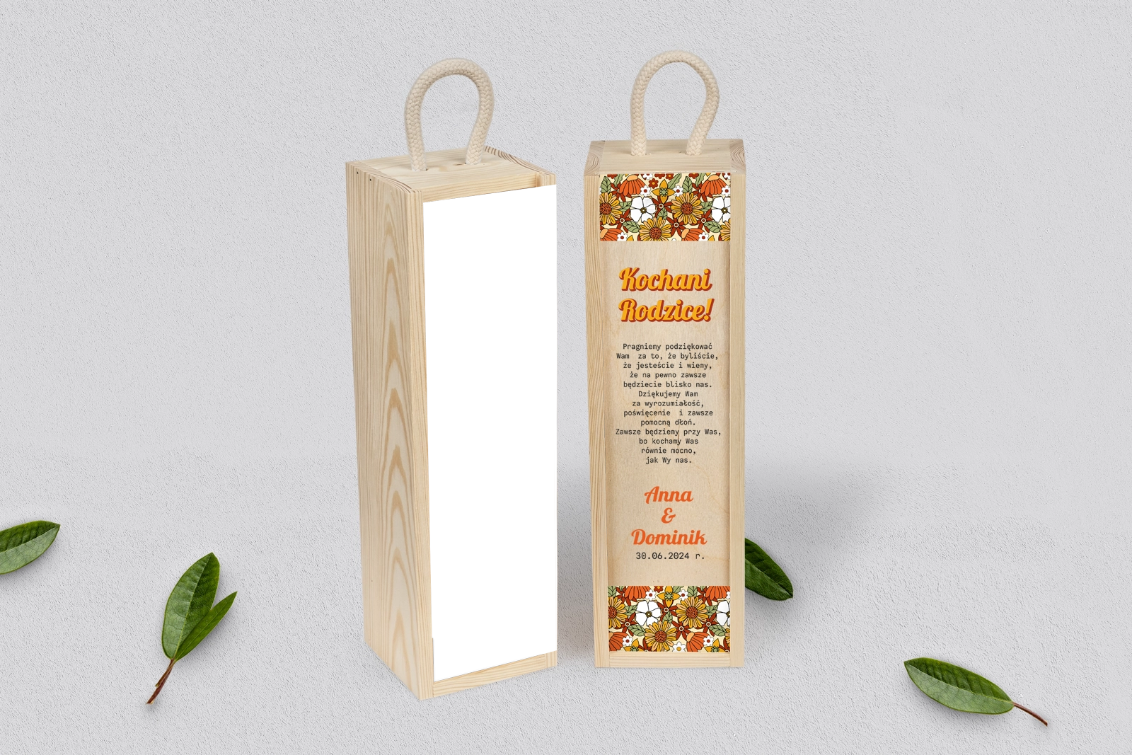 Skrzynka dla Rodziców - SNW Naturalna Retro Style Motyw 1