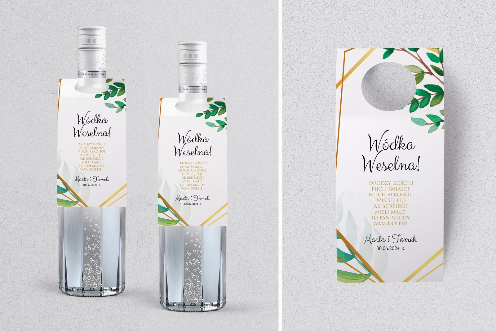 Zawieszka na alkohol oczko Flowers & Frame Motyw 2