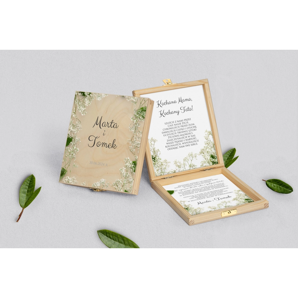 Zaproszenie dla Rodziców - naturalne Soft Motyw 7