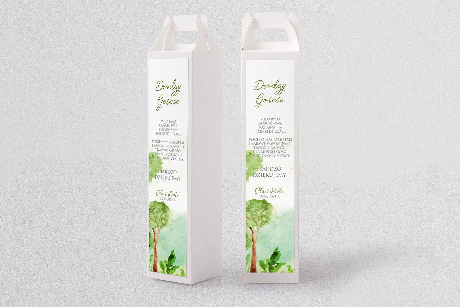 Pudełko na alkohol Gaja Motyw 4