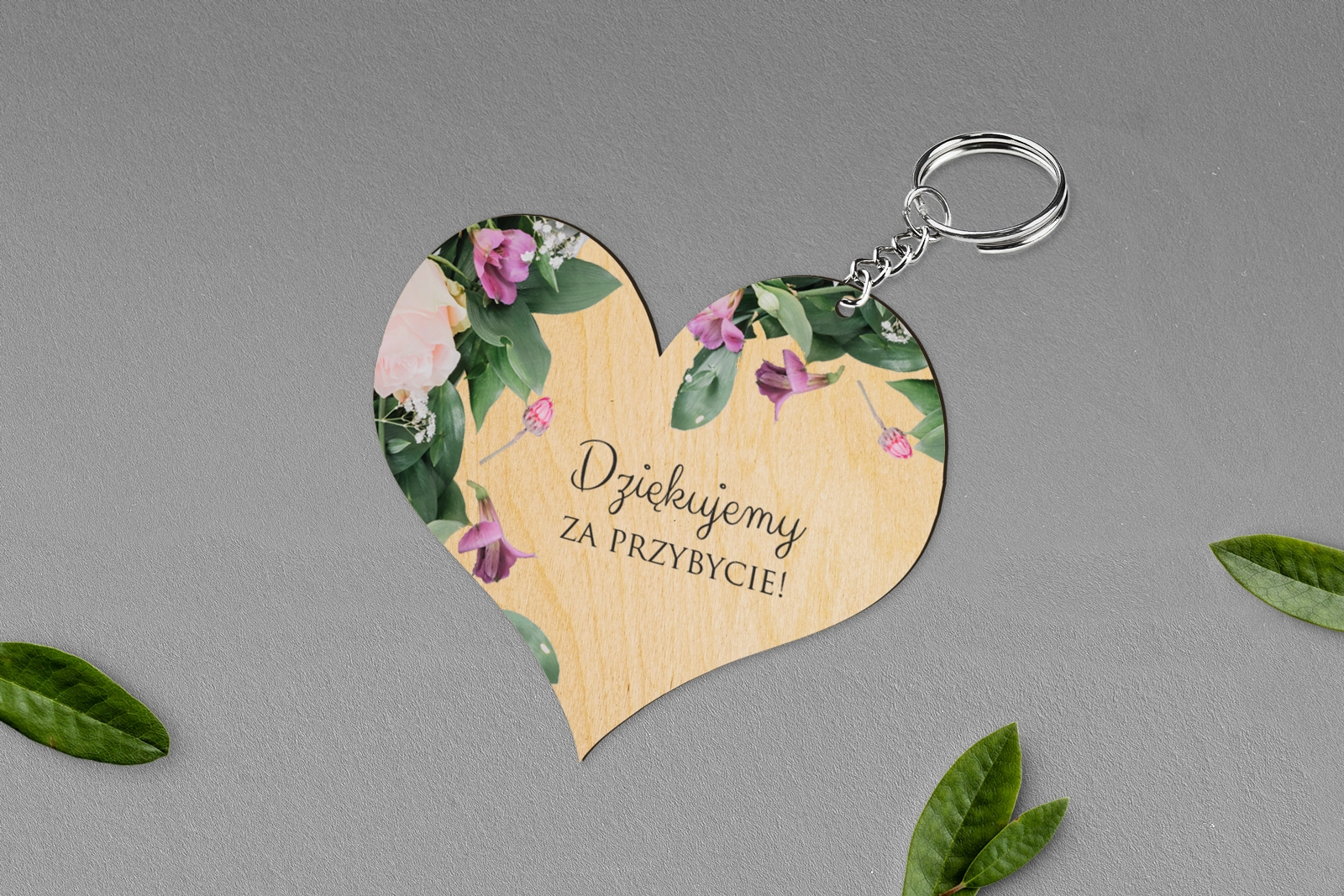 Breloki z Nadrukiem - Serce Soft Motyw 6