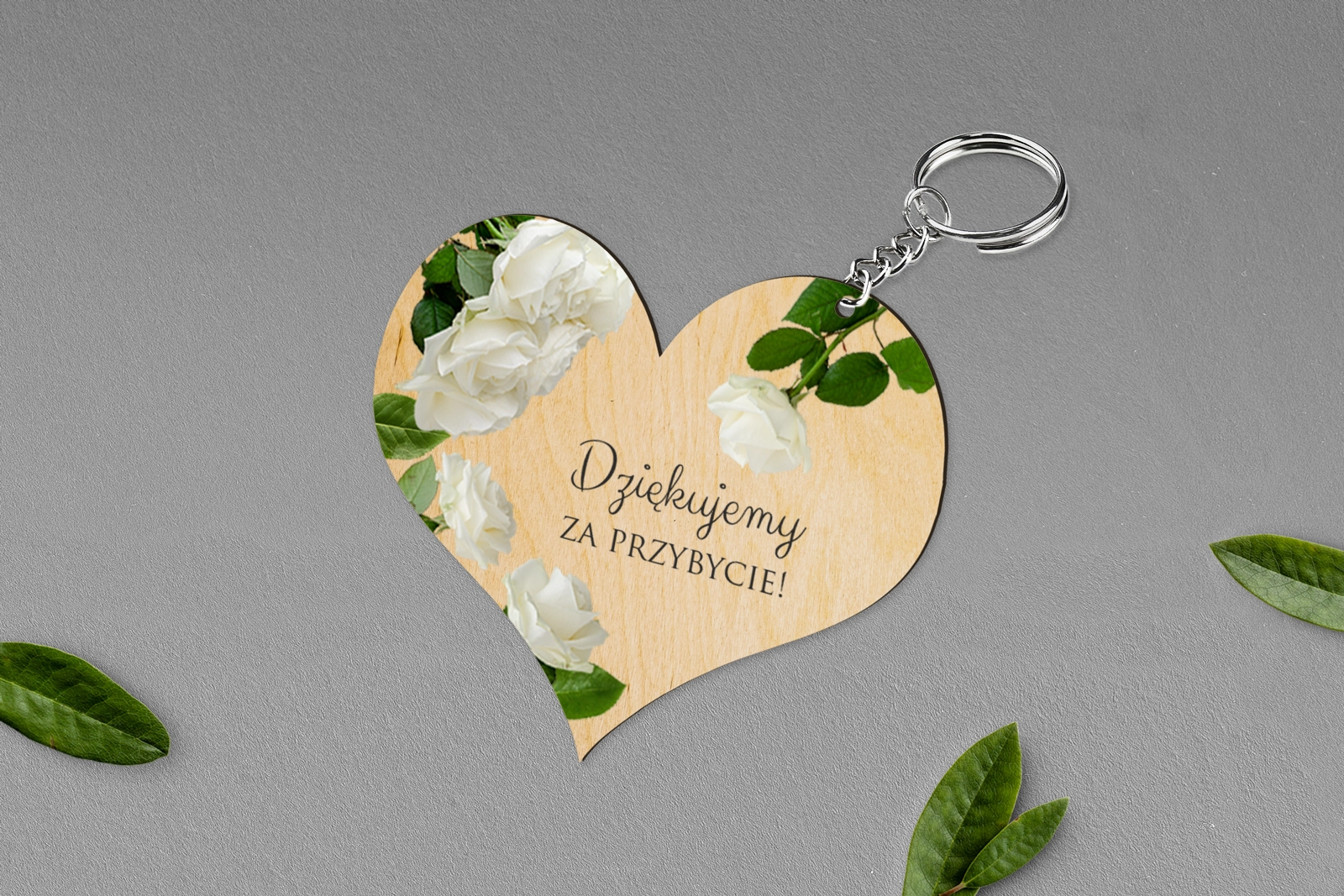 Breloki z Nadrukiem - Serce Soft Motyw 4