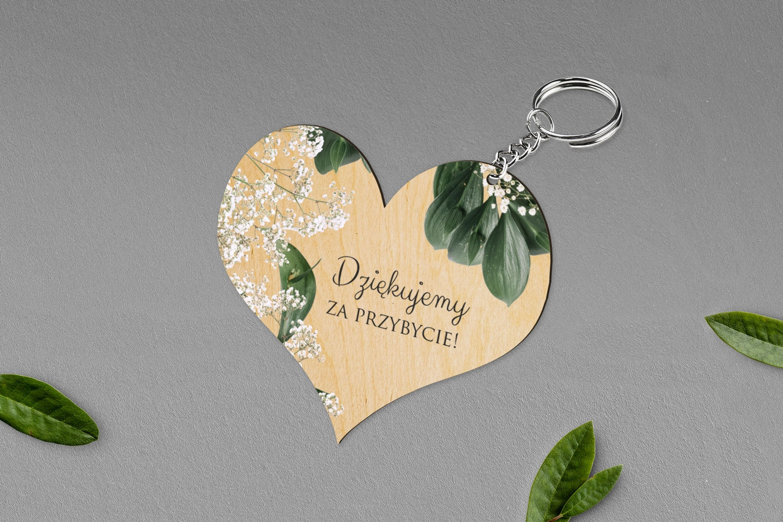 Breloki z Nadrukiem - Serce Soft Motyw 1