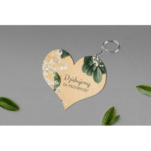 Breloki z Nadrukiem - Serce Soft Motyw 1