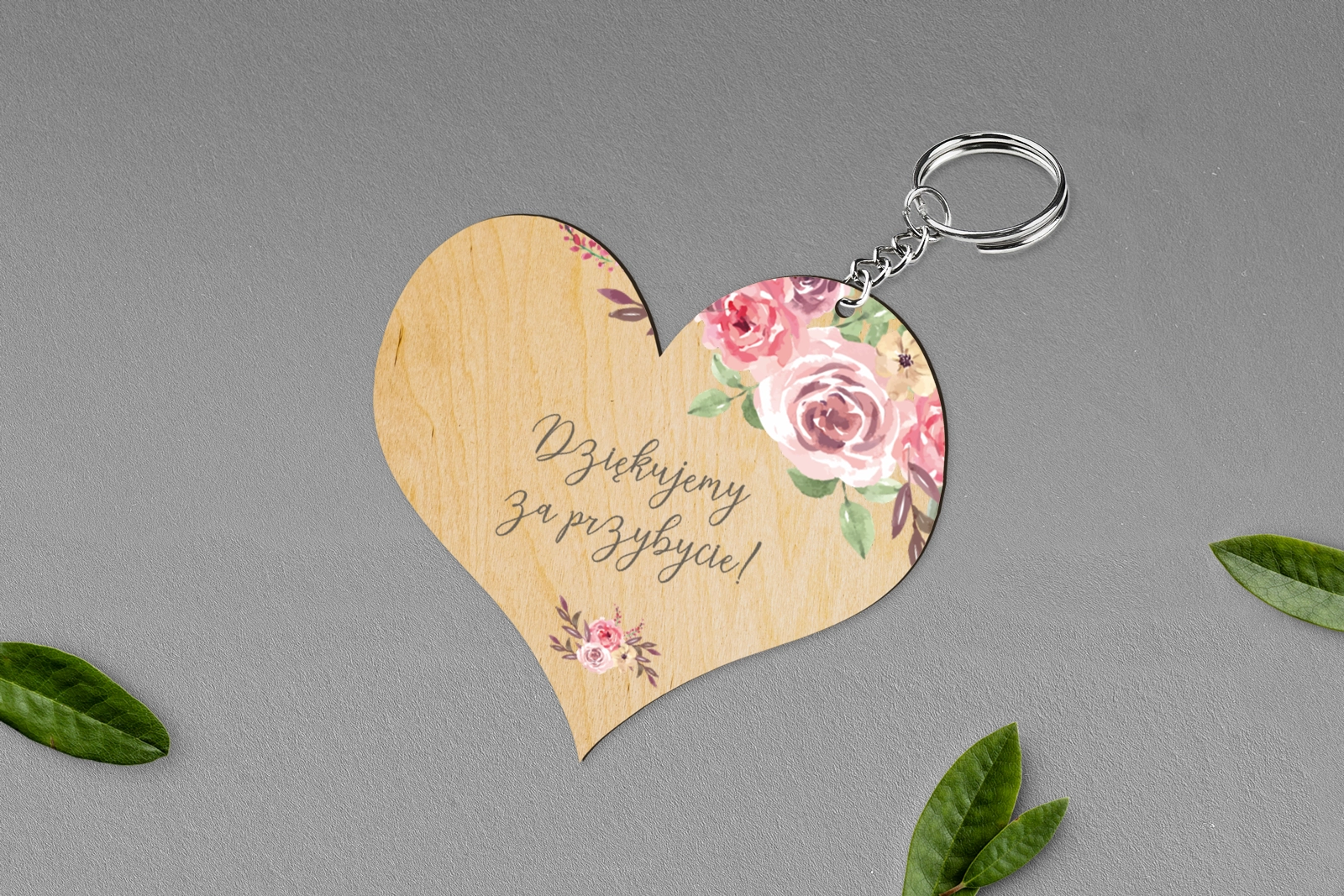 Breloki z Nadrukiem - Serce PasteLove Motyw 2