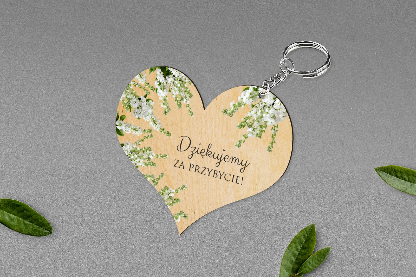 Breloki z Nadrukiem - Serce Soft Motyw 8