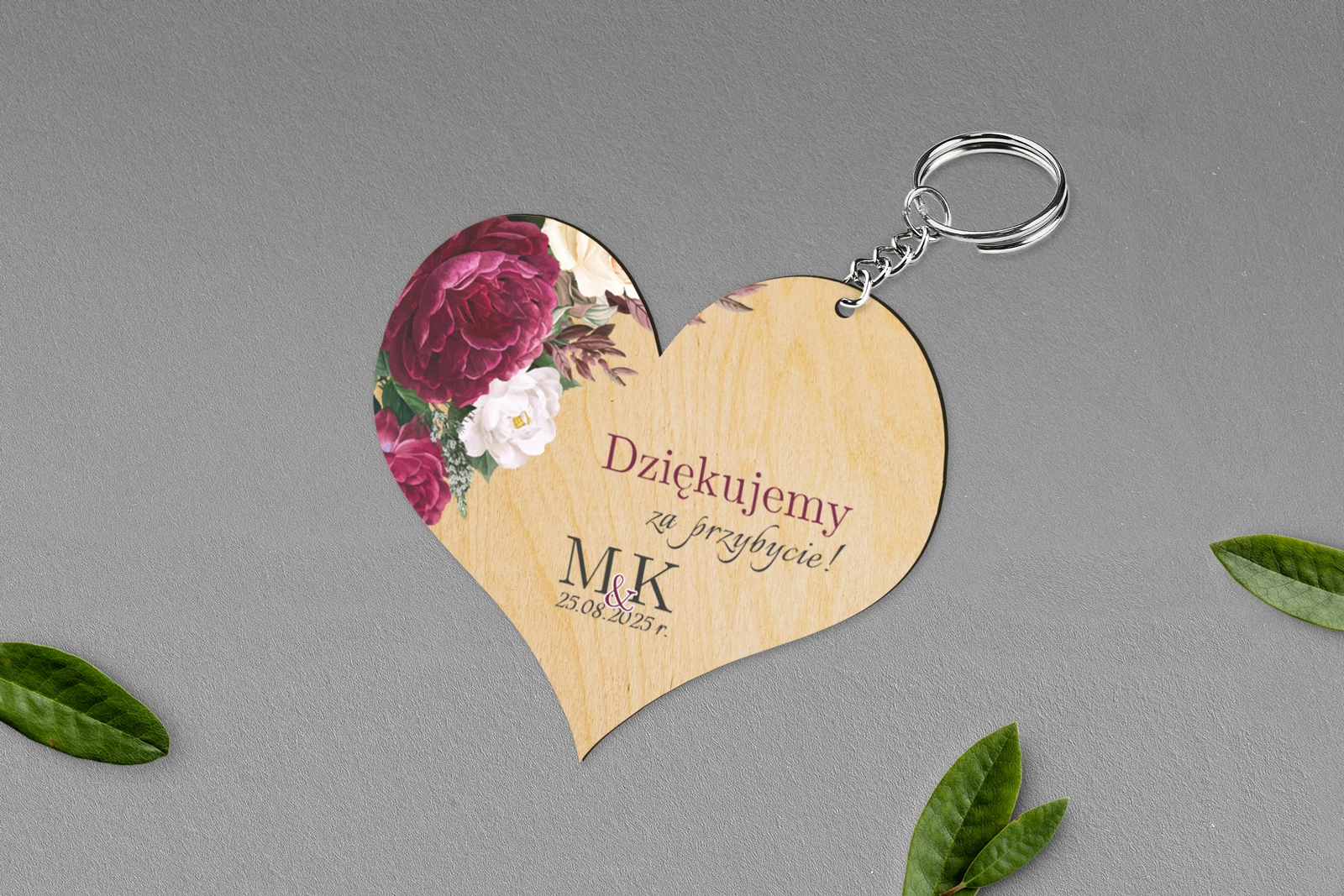 Breloki z Nadrukiem - Serce Fabello Motyw 1