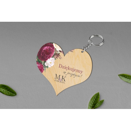 Breloki z Nadrukiem - Serce Fabello Motyw 1