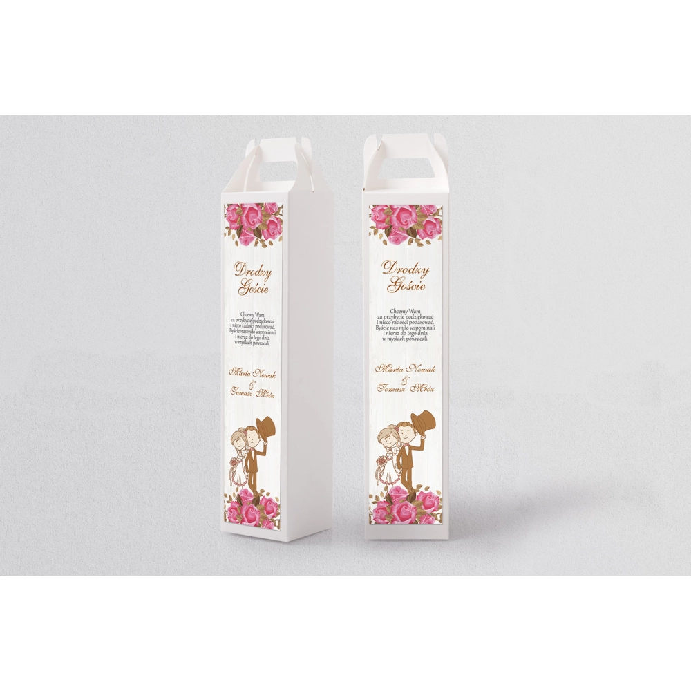 Pudełko na alkohol Naturalna Miłość Motyw 2