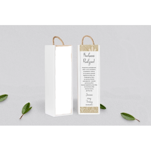 Skrzynka dla Rodziców - SNW Biała Vintage Motyw 1