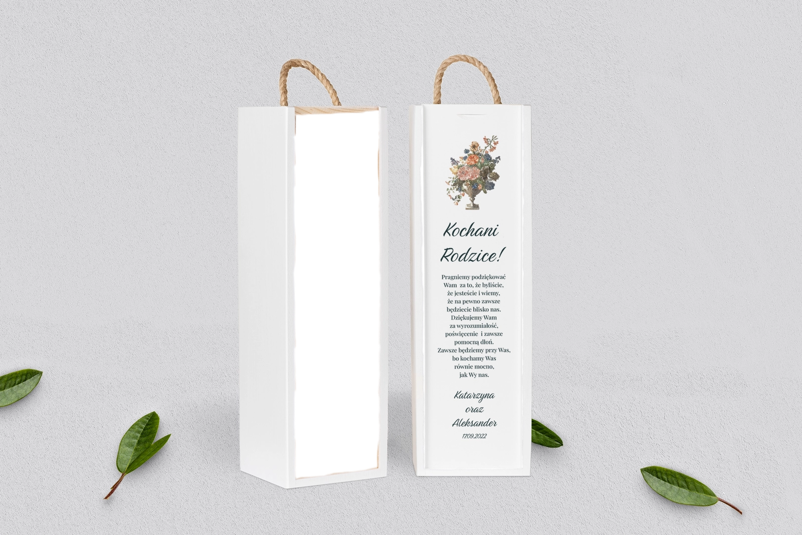 Skrzynka dla Rodziców - SNW Biała Rustic Summer Motyw 3