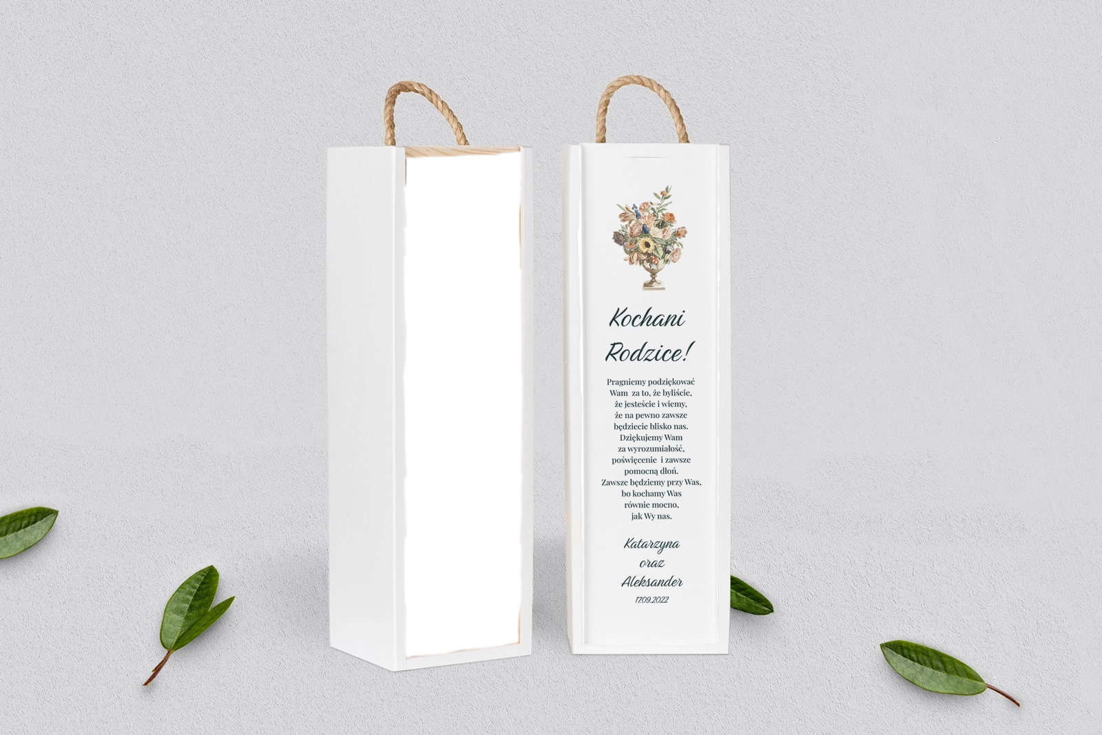 Skrzynka dla Rodziców - SNW Biała Rustic Summer Motyw 2