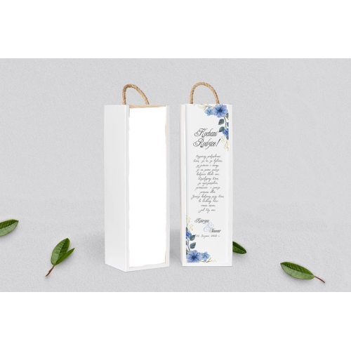 Skrzynka dla Rodziców - SNW Biała Akwarelowe Wianki Motyw 1