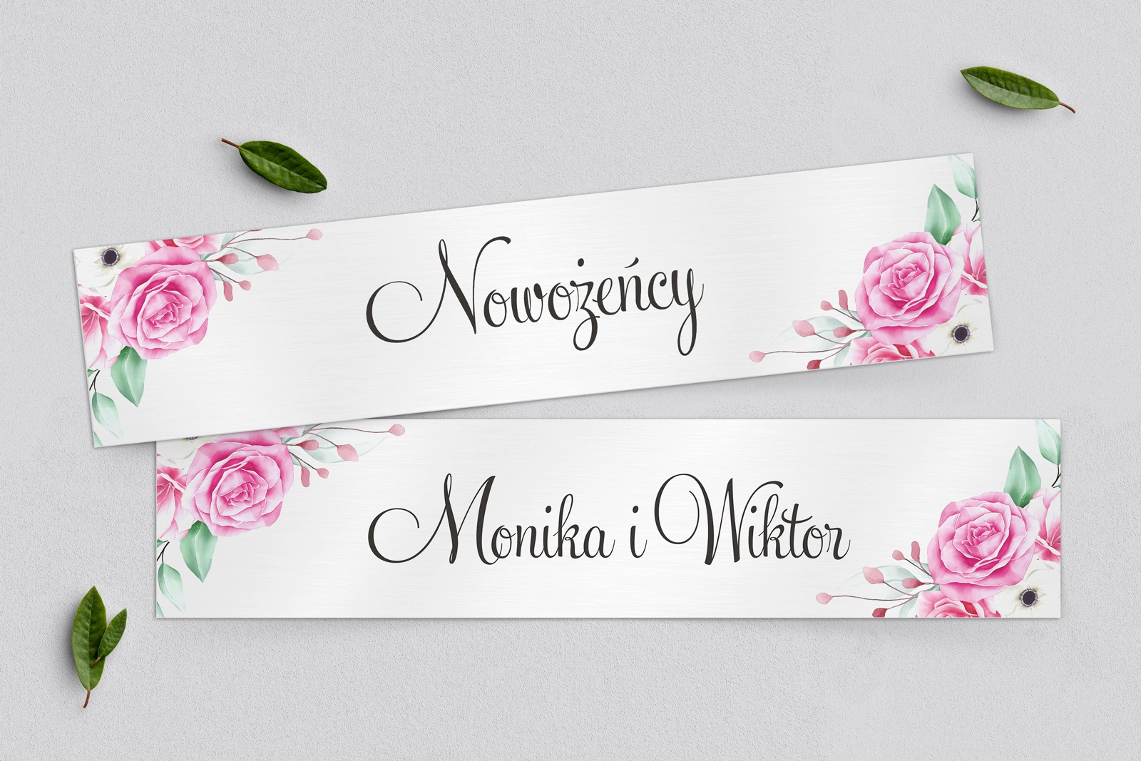 Tablice Rejestracyjne 2 szt. - Geometryczne Serce - Motyw 1