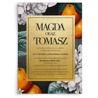 Zaproszenia ślubne Amore - Motyw 2