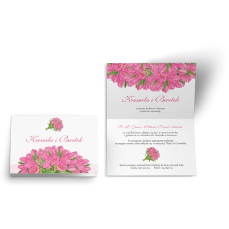 Zaproszenie ślubne Wiosenny Kwiat - Motyw 14