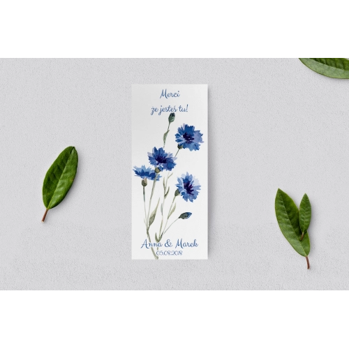 Podziękowanie Merci - Karteczka Sweet Love - Motyw 1