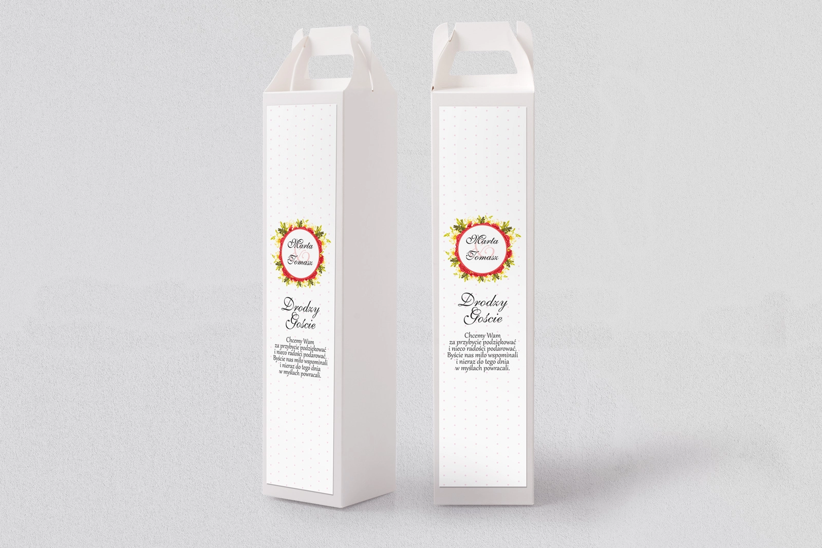 Pudełko na alkohol Radosny Dzień Motyw 4