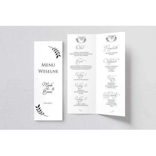 Menu Weselne Alloro - Motyw 1