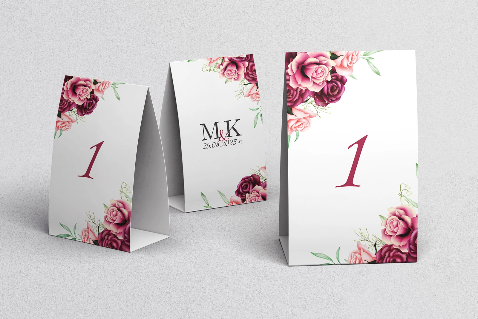 Numerki na stół Fabello Motyw 3