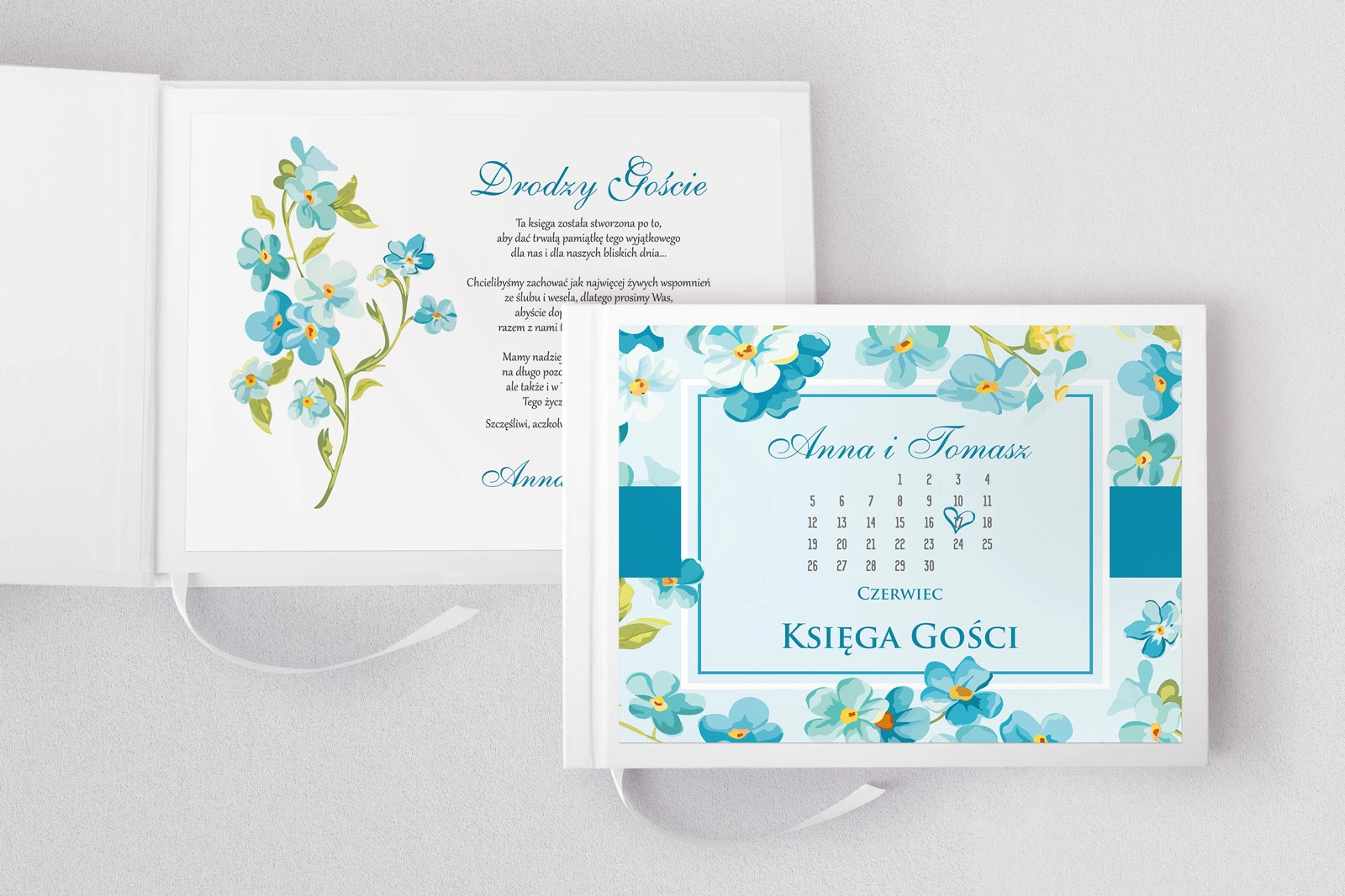 Księga Gości Weselnych Nasz Dzień Motyw 6
