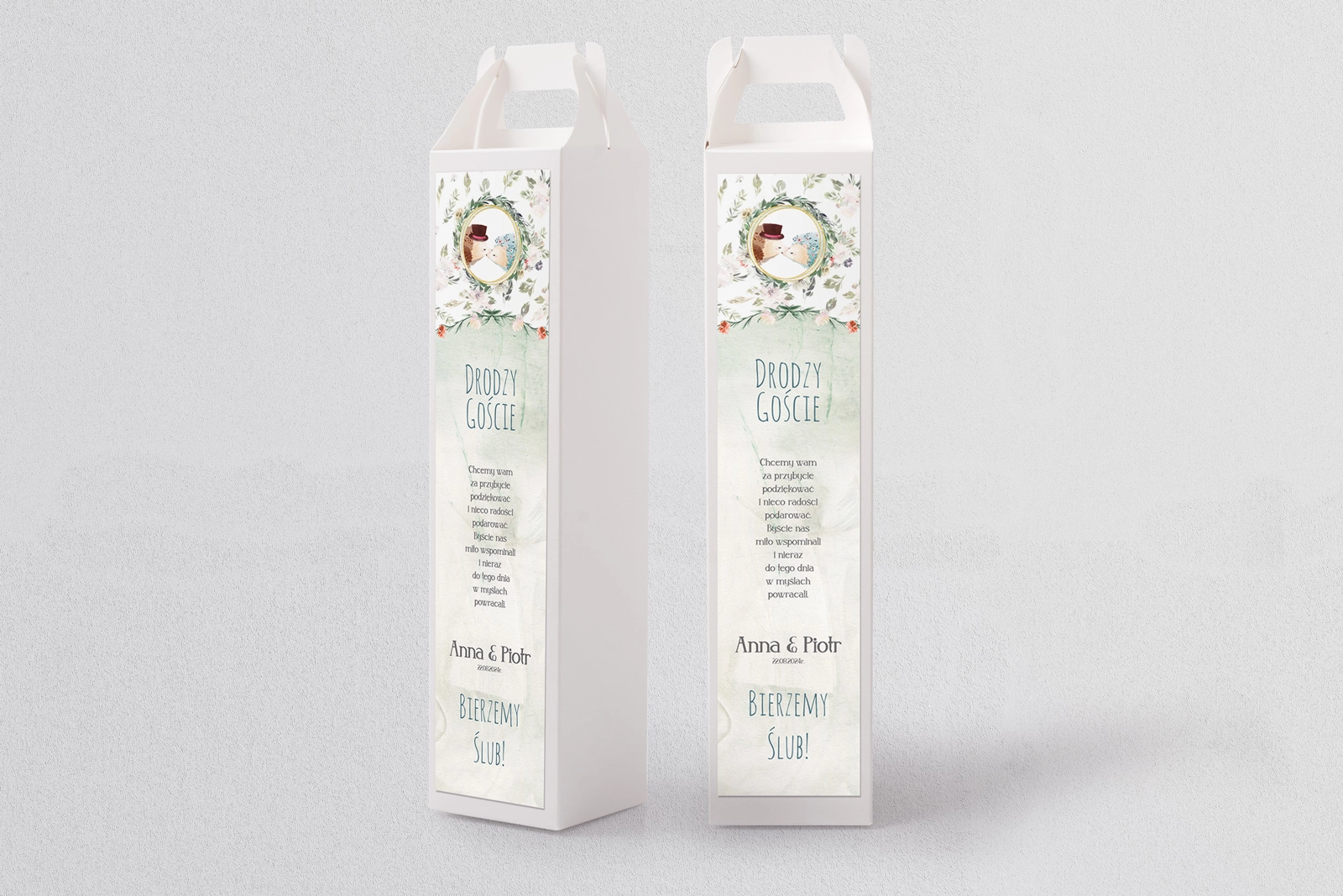 Pudełko na alkohol Animals - Motyw 2