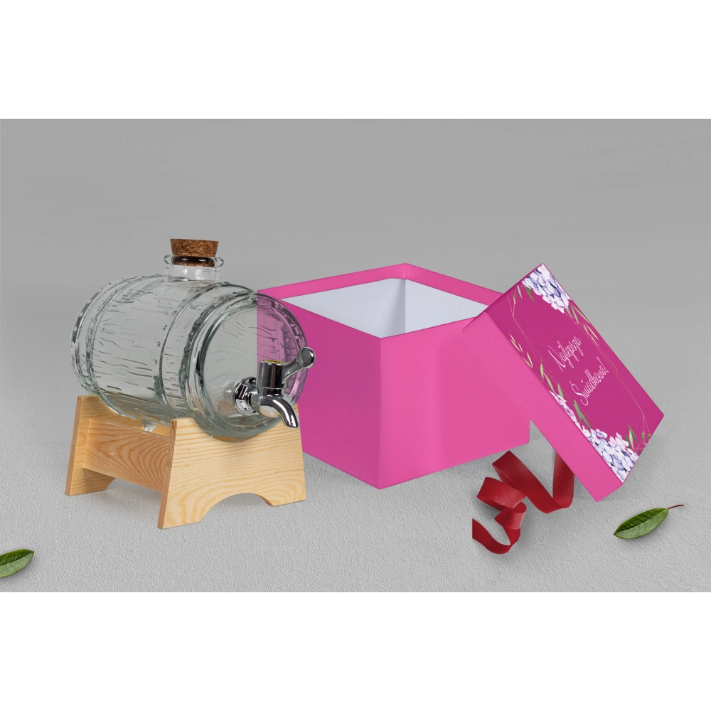 Antałek - opakowanie różowe Flowers & Frame Motyw 1