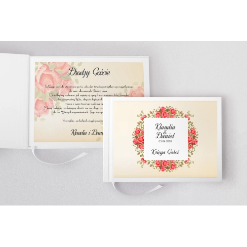 Księga Gości Weselnych Love Motyw 6