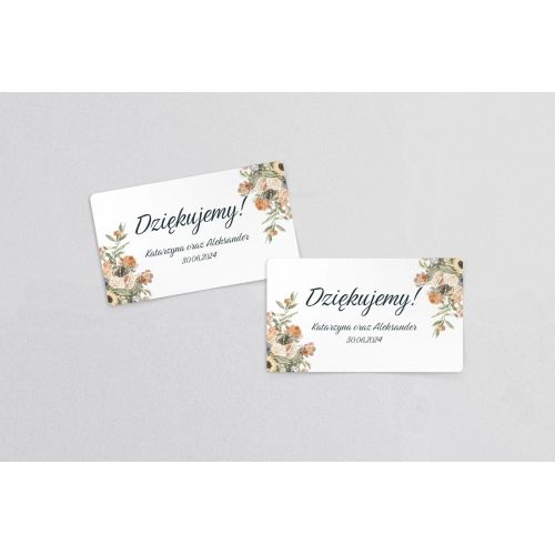 Naklejki na słoiczki weselne Rustic Summer - Arkusz 21 szt Motyw 2