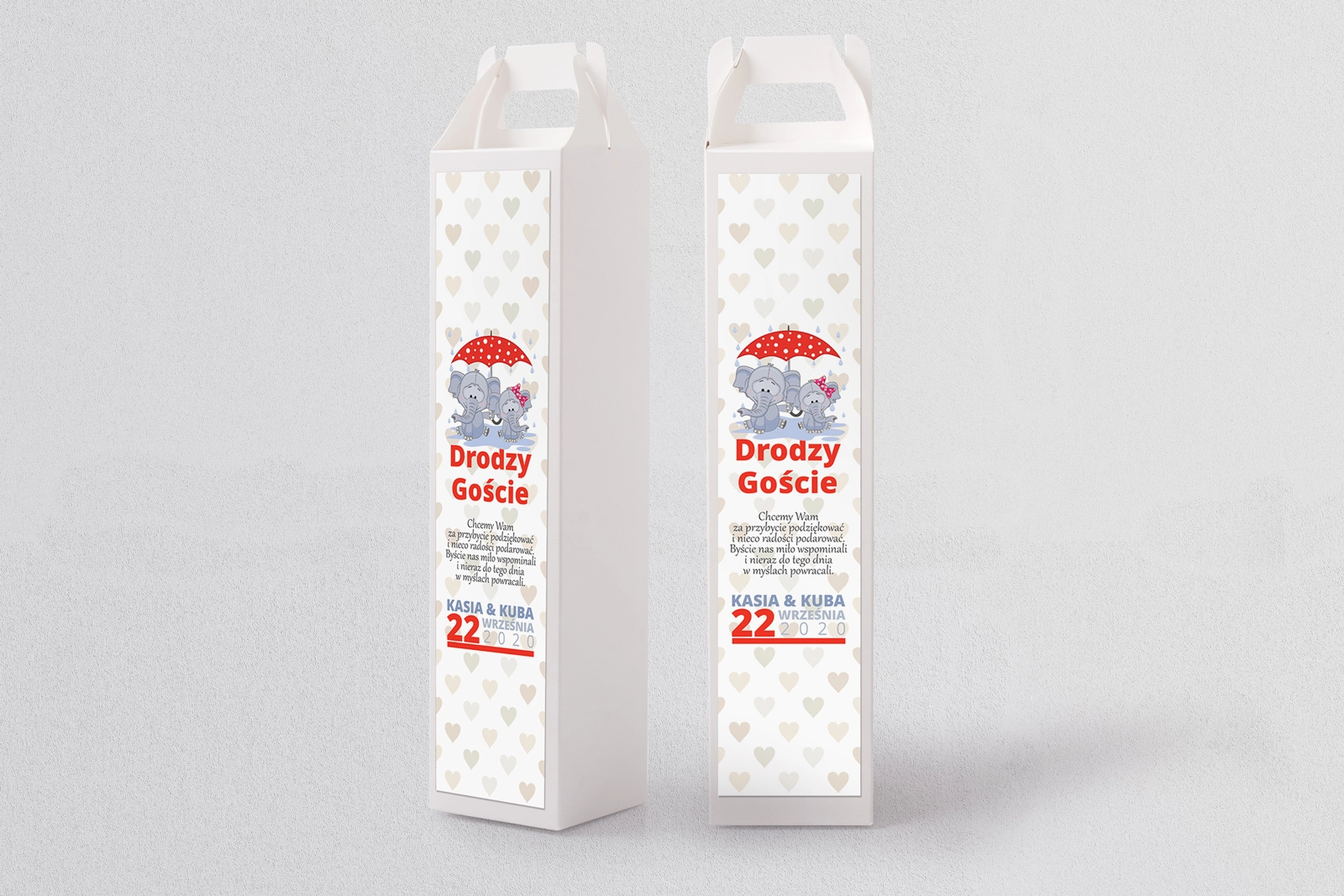 Pudełko na alkohol Uroczy Deszcz Motyw 9