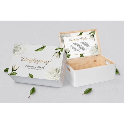 Skrzyneczka dla Rodziców - biała Dream Motyw 1