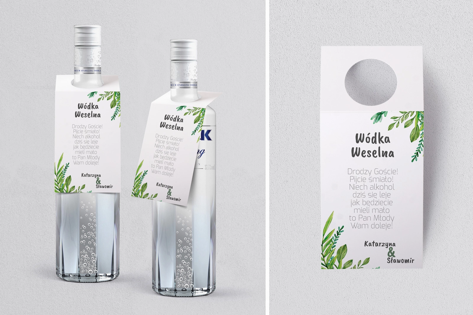 Zawieszka na alkohol oczko Bukiety Motyw 11