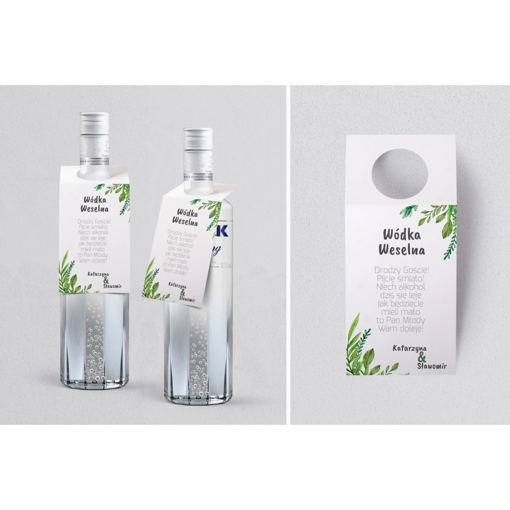 Zawieszka na alkohol oczko Bukiety Motyw 11