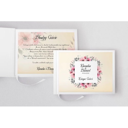 Księga Gości Weselnych Love Motyw 2