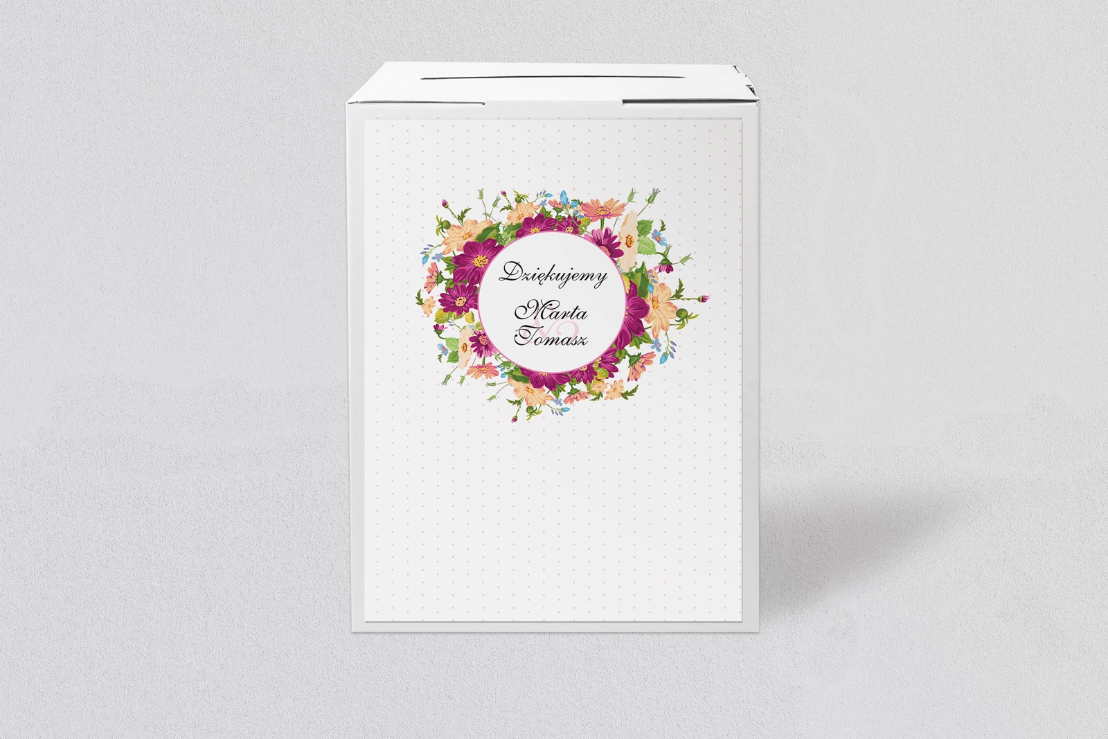 Pudełko na koperty i pieniądze Radosny Dzień Motyw 5