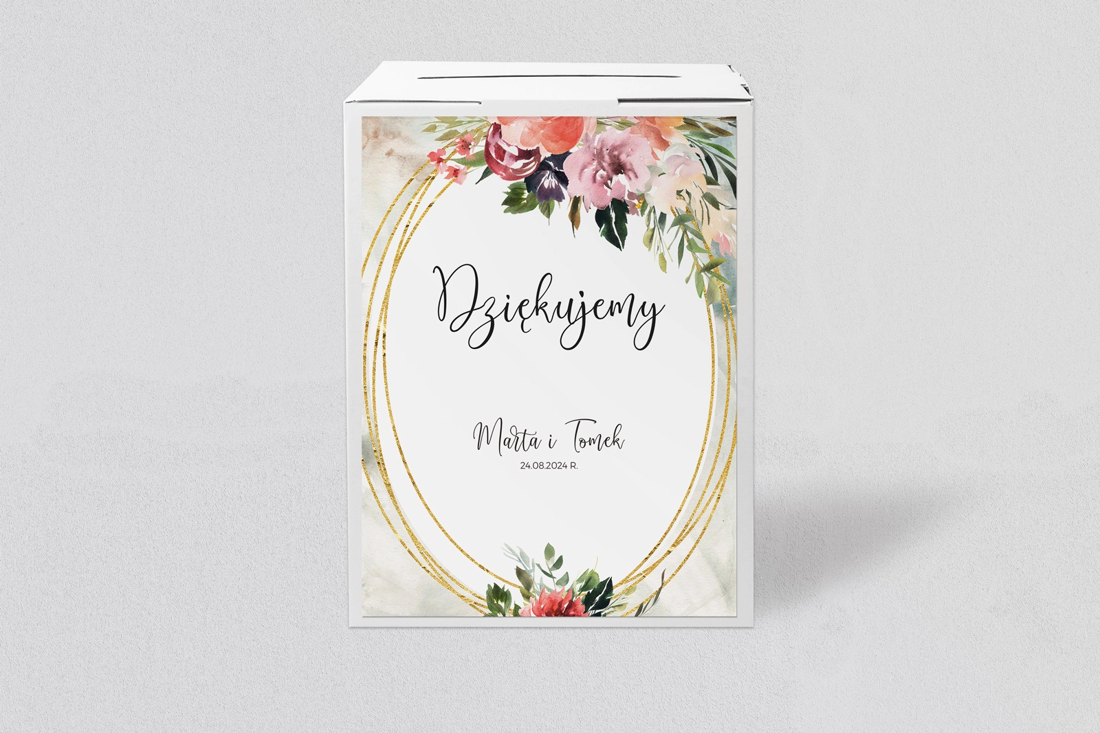 Pudełko na koperty i pieniądze Spring Love Motyw 3