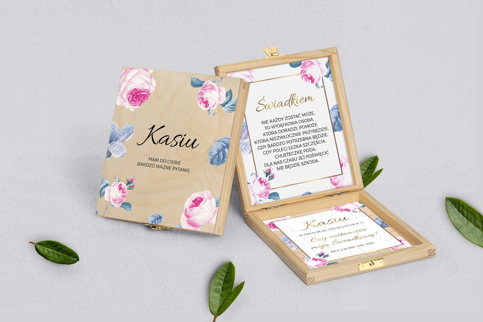 Prośba o świadkowanie - naturalne puzzle Dream Motyw 3