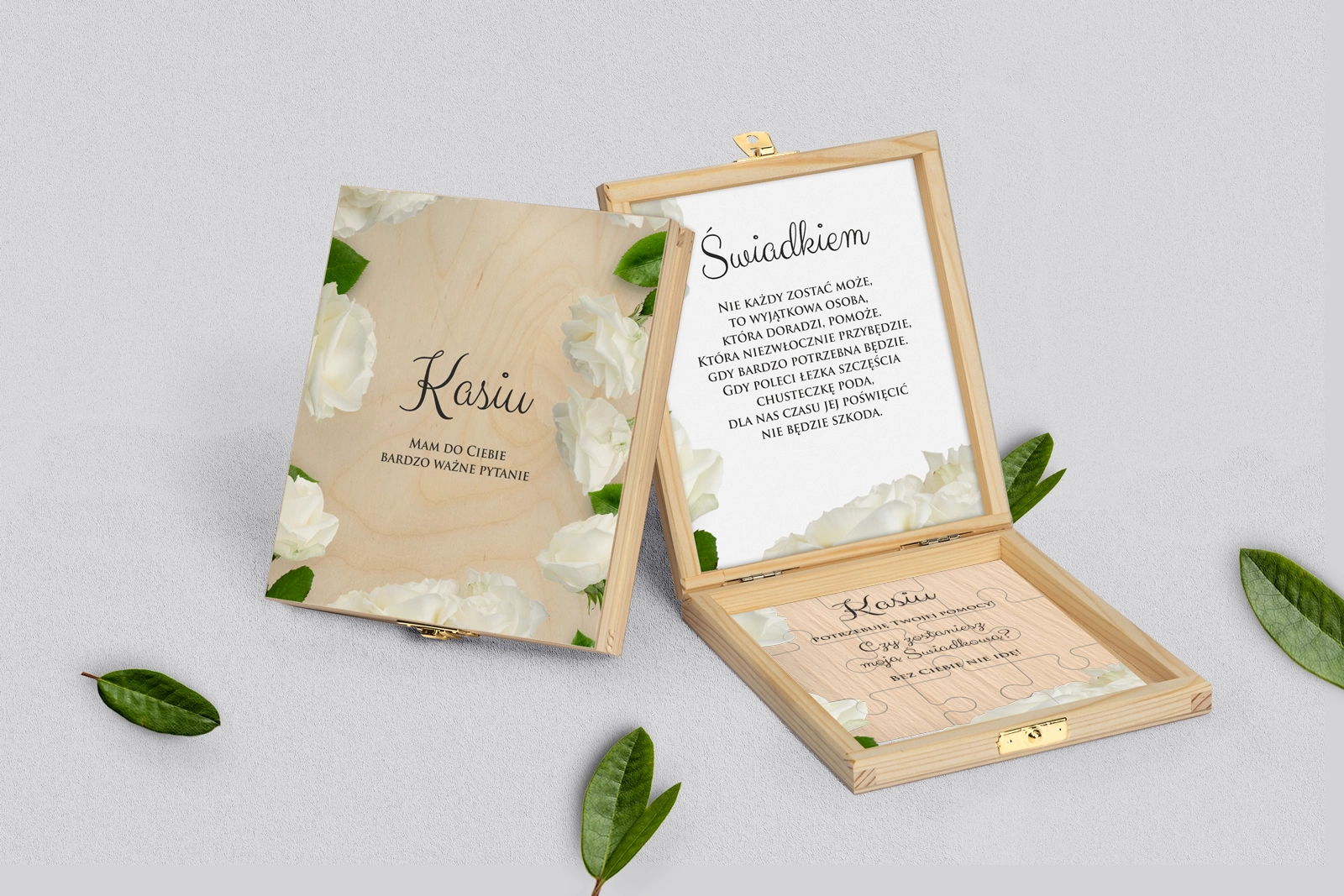 Prośba o świadkowanie - naturalne puzzle Soft Motyw 4