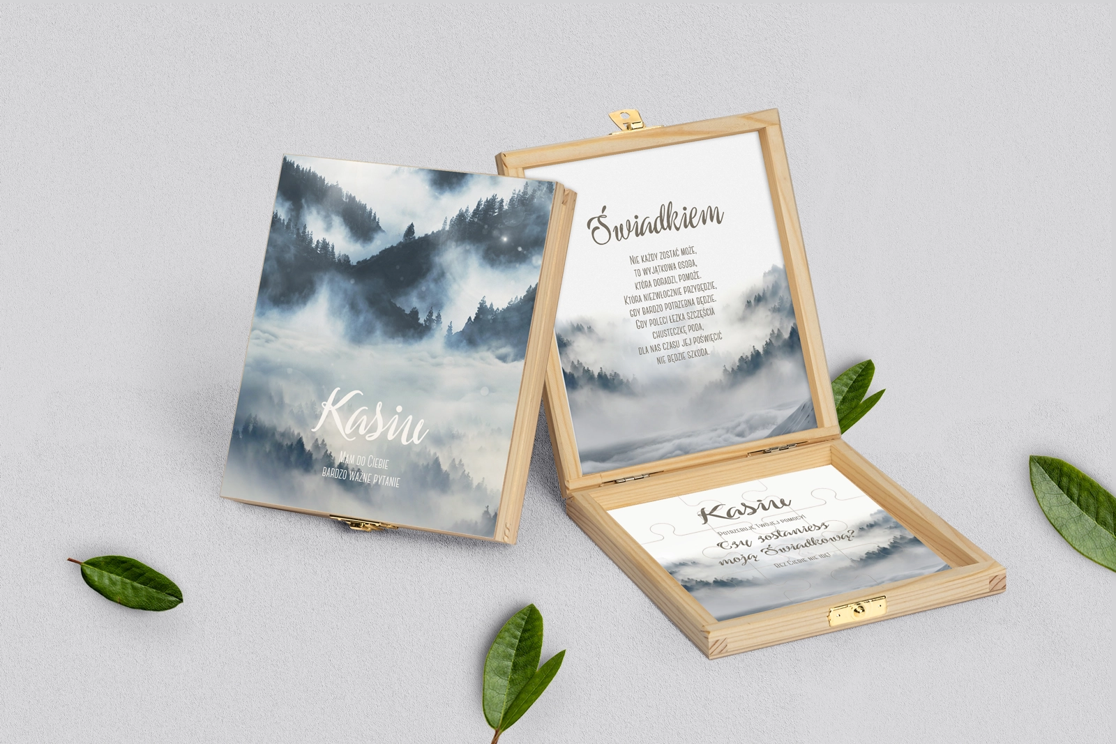 Prośba o świadkowanie - naturalne puzzle Forest - Motyw 5