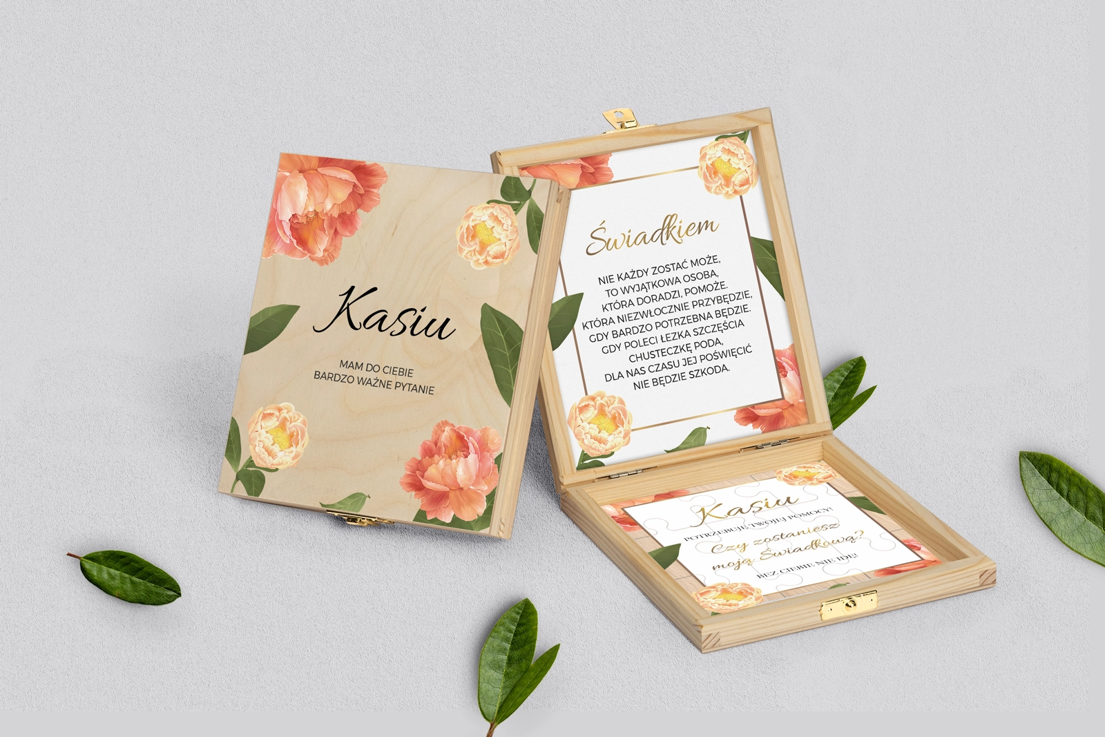 Prośba o świadkowanie - naturalne puzzle Dream Motyw 5