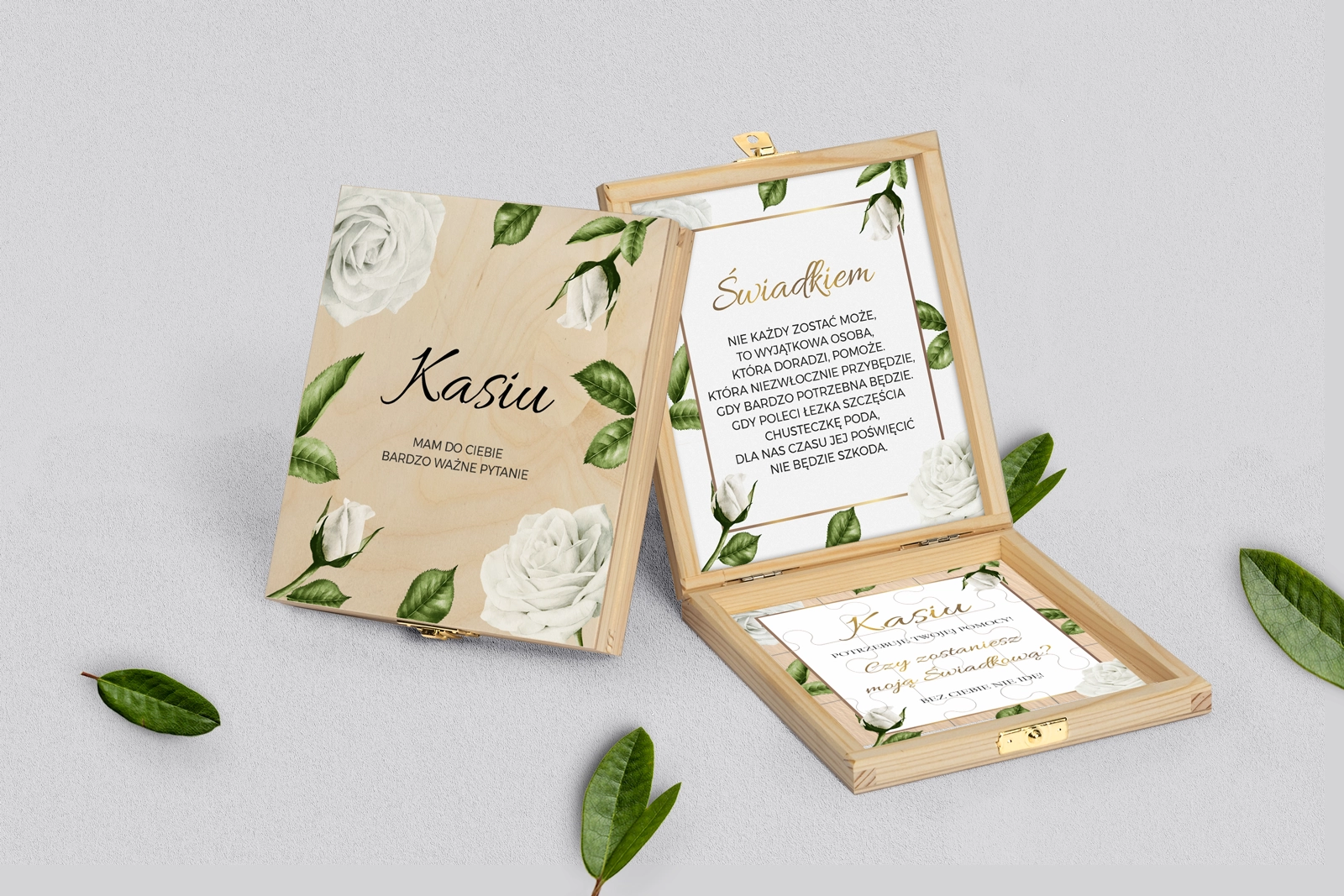 Prośba o świadkowanie - naturalne puzzle Dream Motyw 1